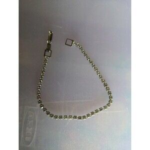 Like new costume jewelry tennis bracelet great shape